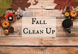 fall cleaning